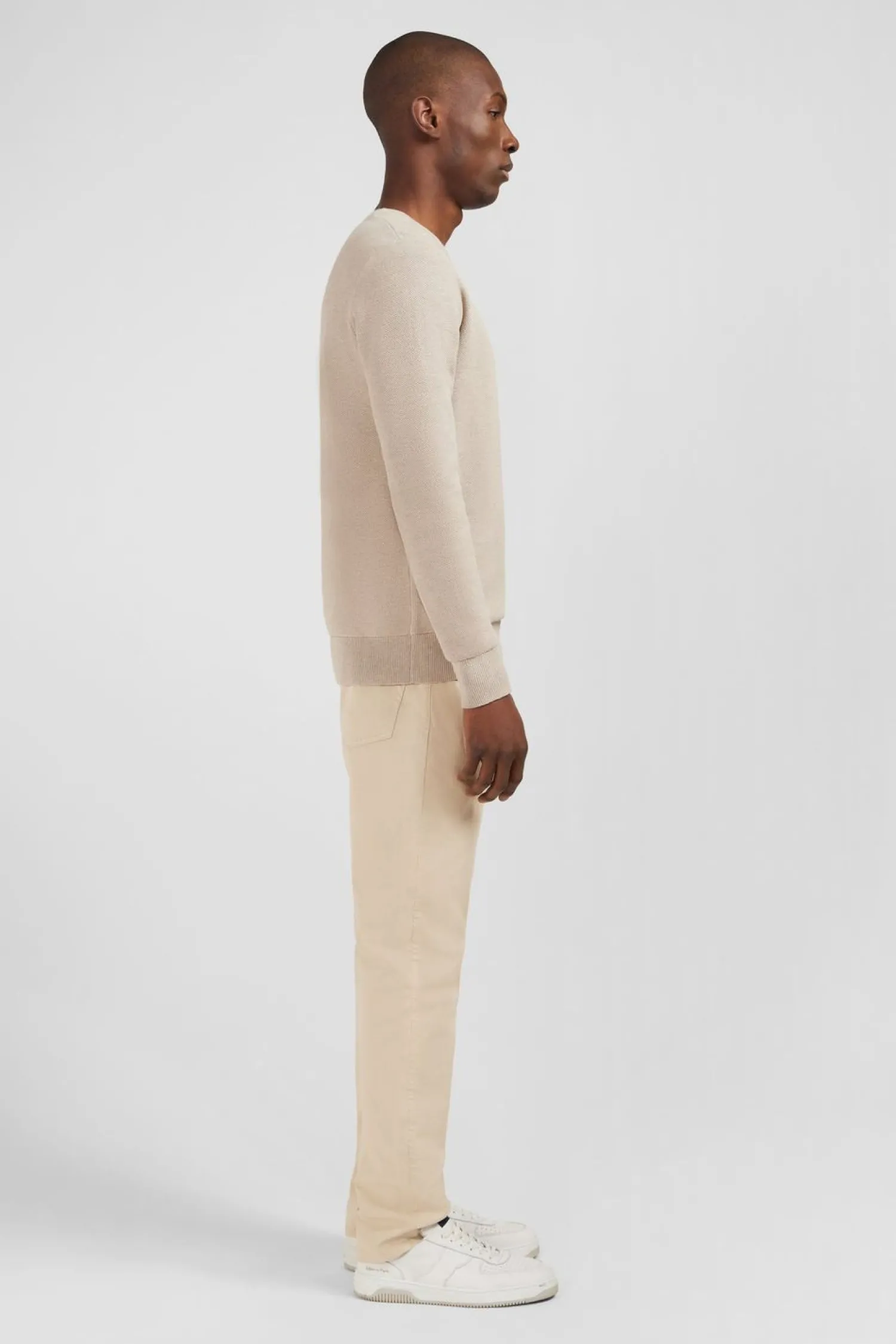 Clearance Pu Beige En aie Fantaiie Homme Pulls