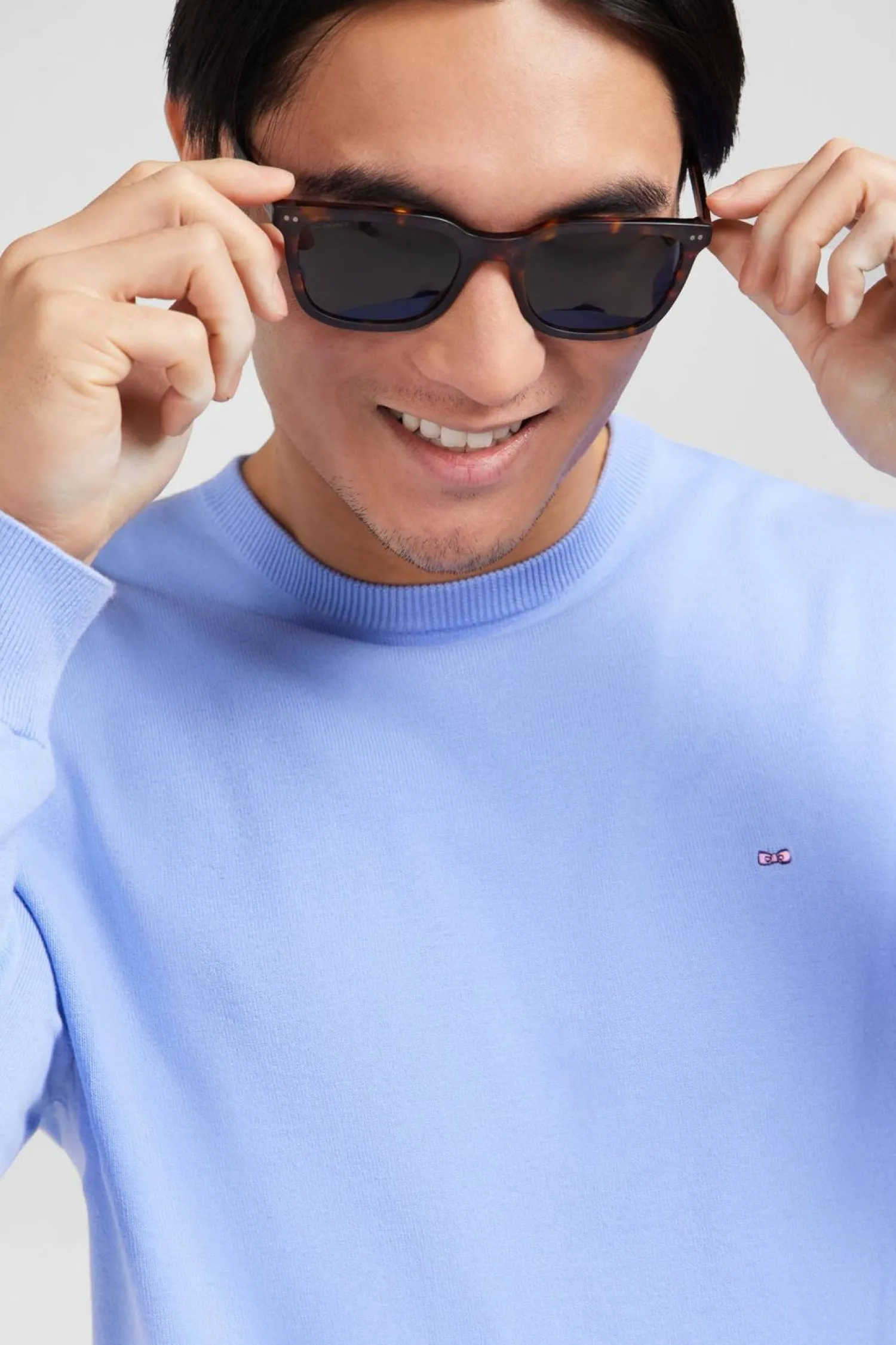 Best Pu Beu A Co Rond En Coton Homme Pulls