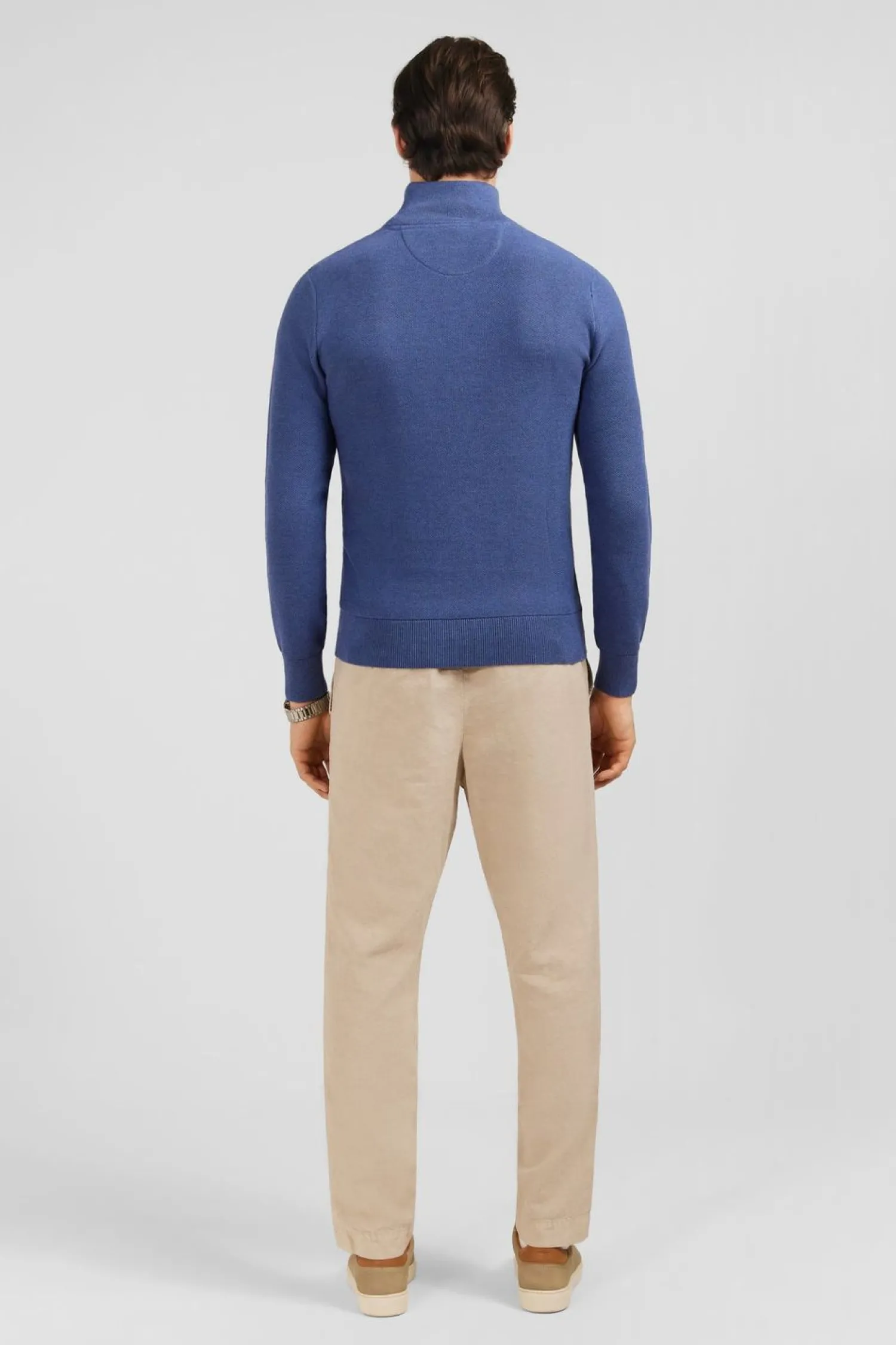 Discount Pu Co Caionneur Zippe En Coton Beu Homme Pulls