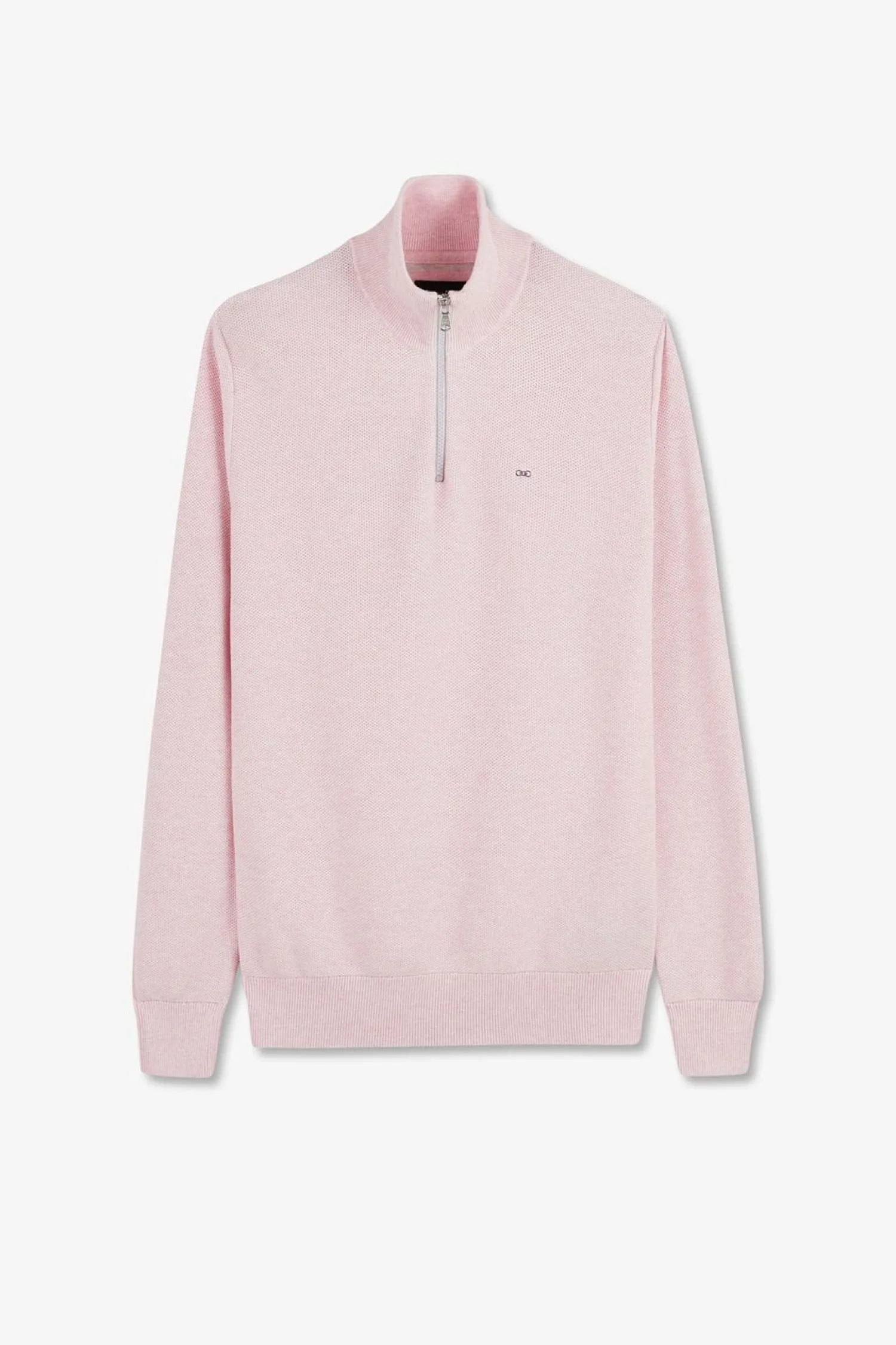 New Pu Co Caionneur Zippe En Coton Roe Homme Pulls