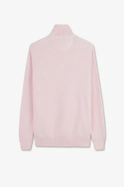 New Pu Co Caionneur Zippe En Coton Roe Homme Pulls