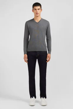 Discount Pu Gri A Co V En Coton Homme Pulls