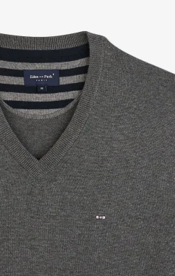 Discount Pu Gri A Co V En Coton Homme Pulls