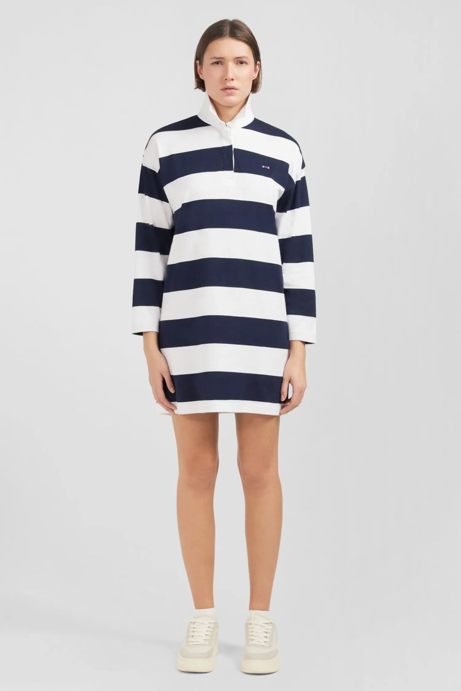 Best Robe A arge Rayure Bicoore Femme Robes