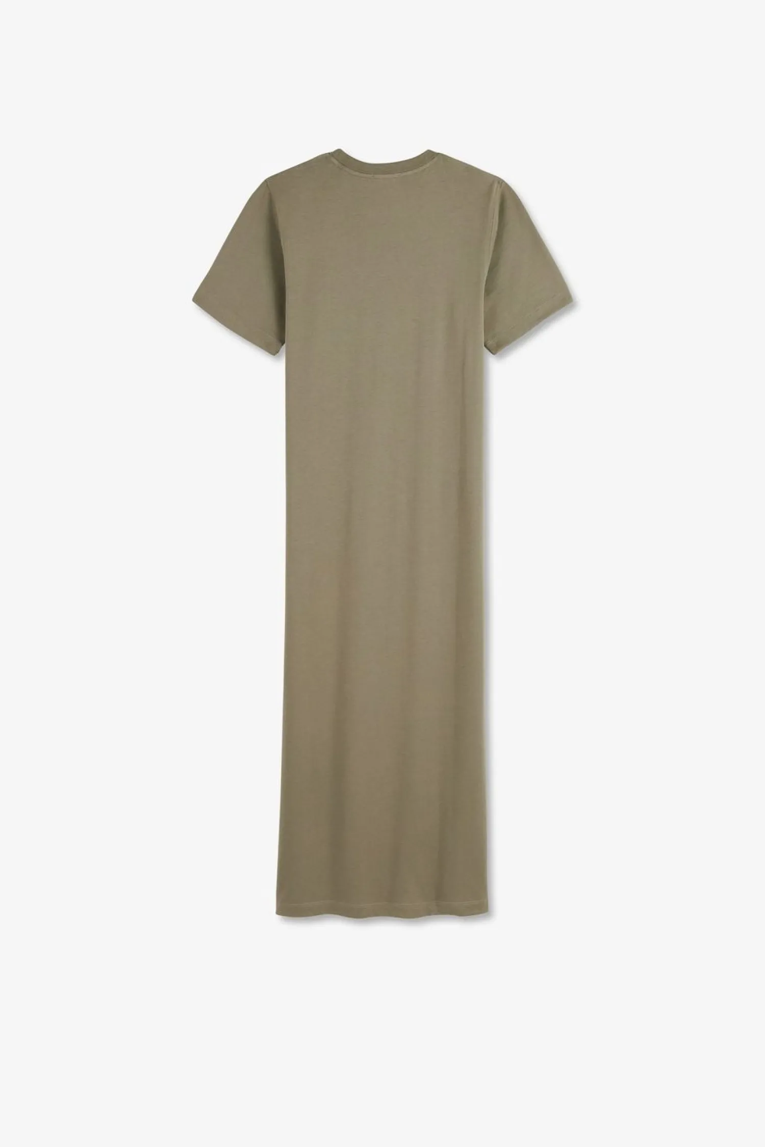 New Robe T-hirt Beige En Coton Pia Femme Robes