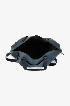 New Sac De Voyage En Gomme Bleu Fonce Homme Sacs De Voyage