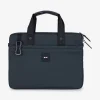 Best Sacoche Ordinateur Portable Bleu Marine En Gomme 16" Homme Sacoches