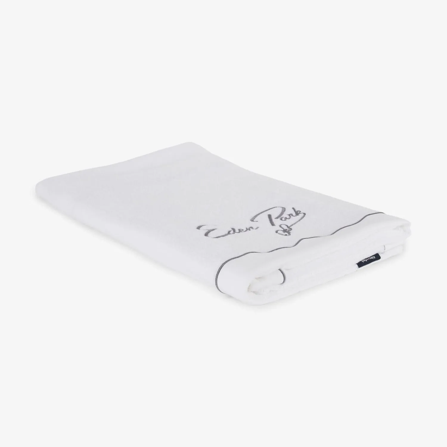 Best Serviette De Bain A Broderie Blanche Serviettes De Bain
