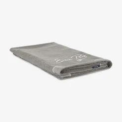 Serviette De Bain A Broderie Grise Serviettes De Bain