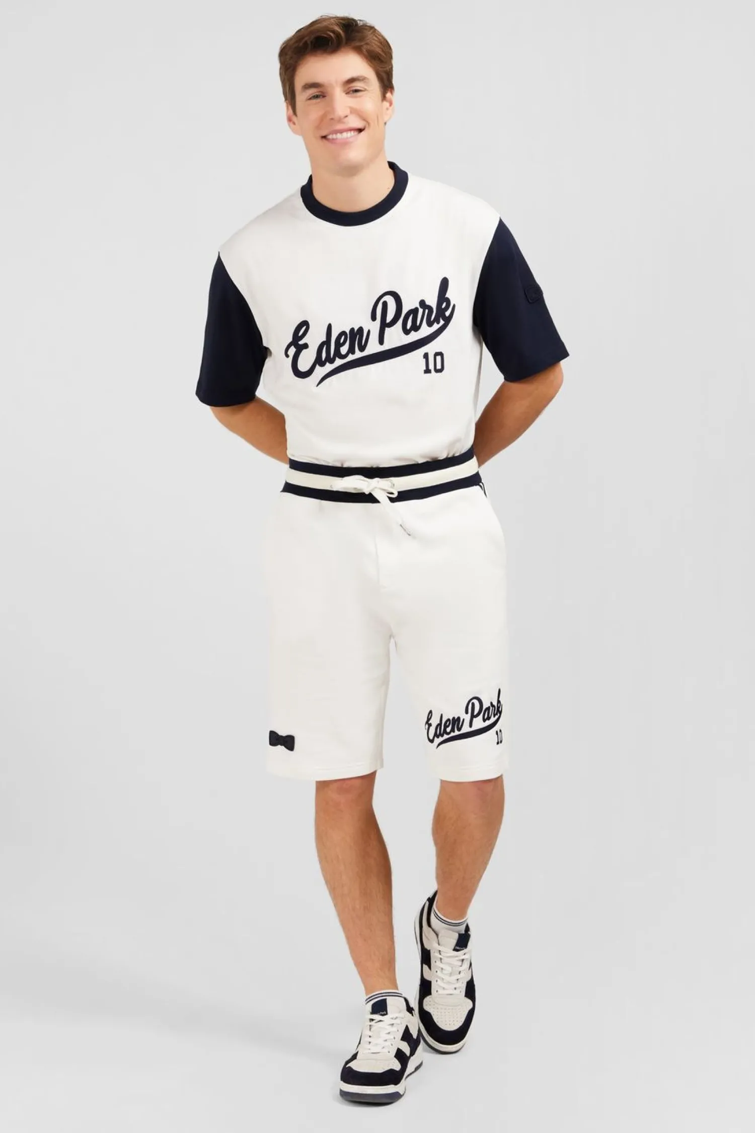 Hot hort Banc A Detai Brode Homme Shorts Et Bermudas