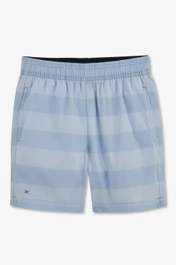 Best Short De Bain Enfant A Rayures Bleu Clair Enfant Enfant