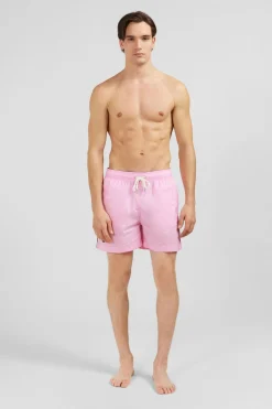 hort De Bain Uni Detai Bande Tricoore Homme Maillots De Bain