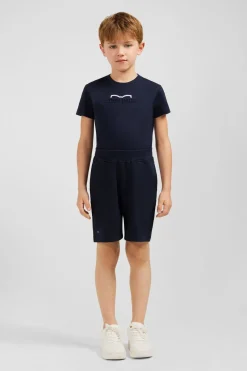 Discount Short En Molleton Coton Marine Coupe Regular Enfant Enfant