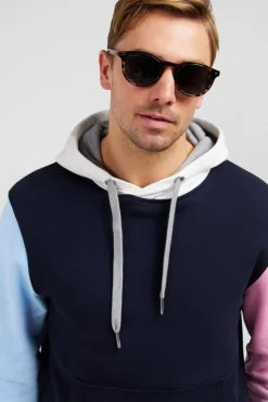 Clearance weat A Capuche Coorbock Beu Fonce Homme Sweats