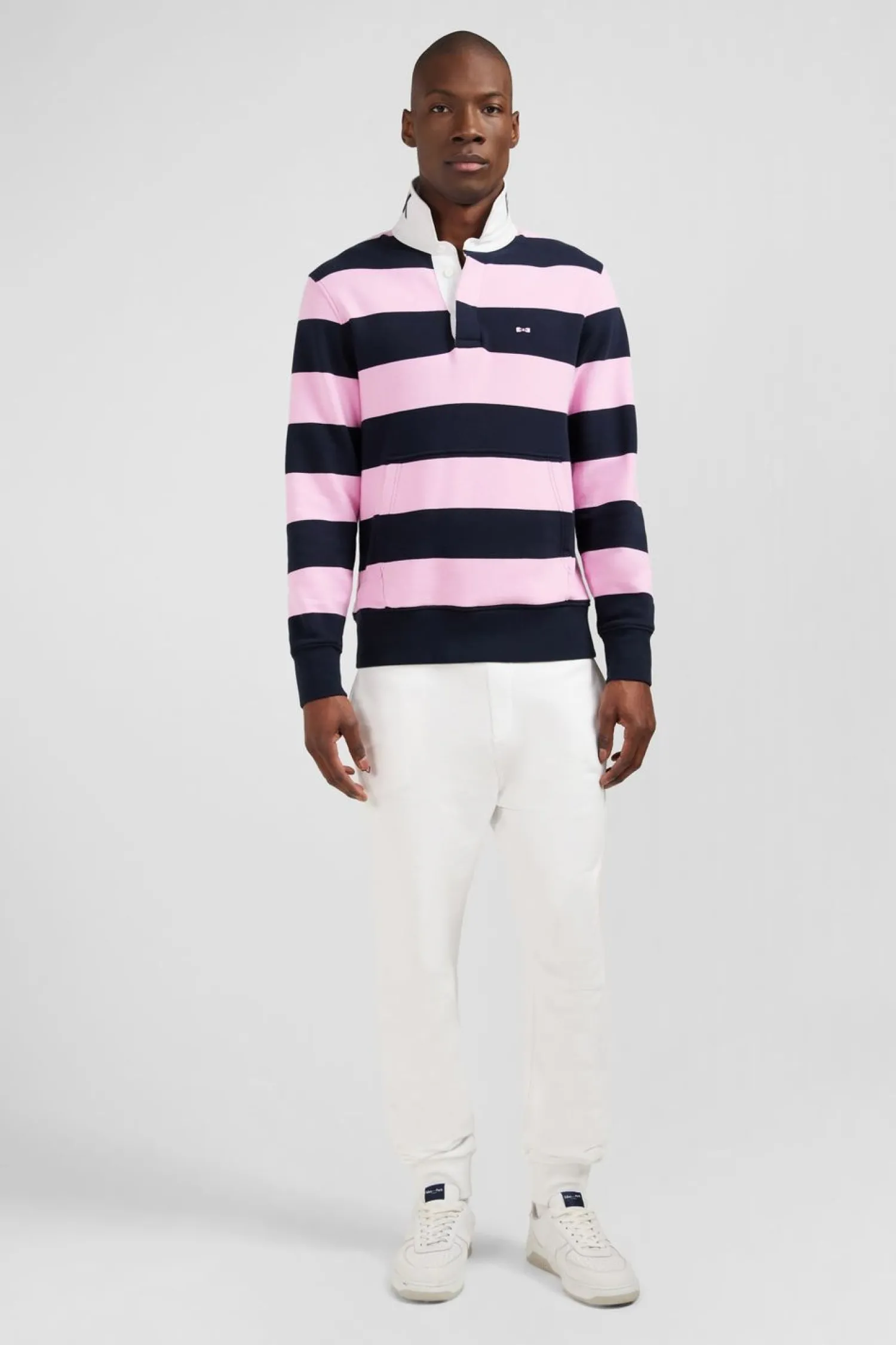 Clearance weat Beu Fonce A Rayure Et Co Poo Homme Sweats