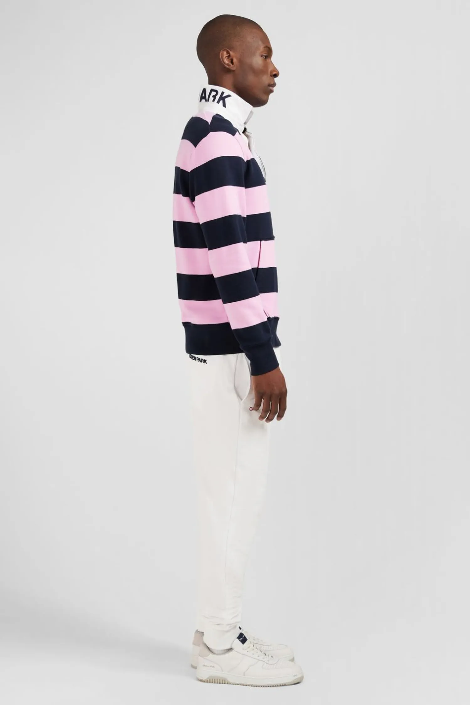 Clearance weat Beu Fonce A Rayure Et Co Poo Homme Sweats