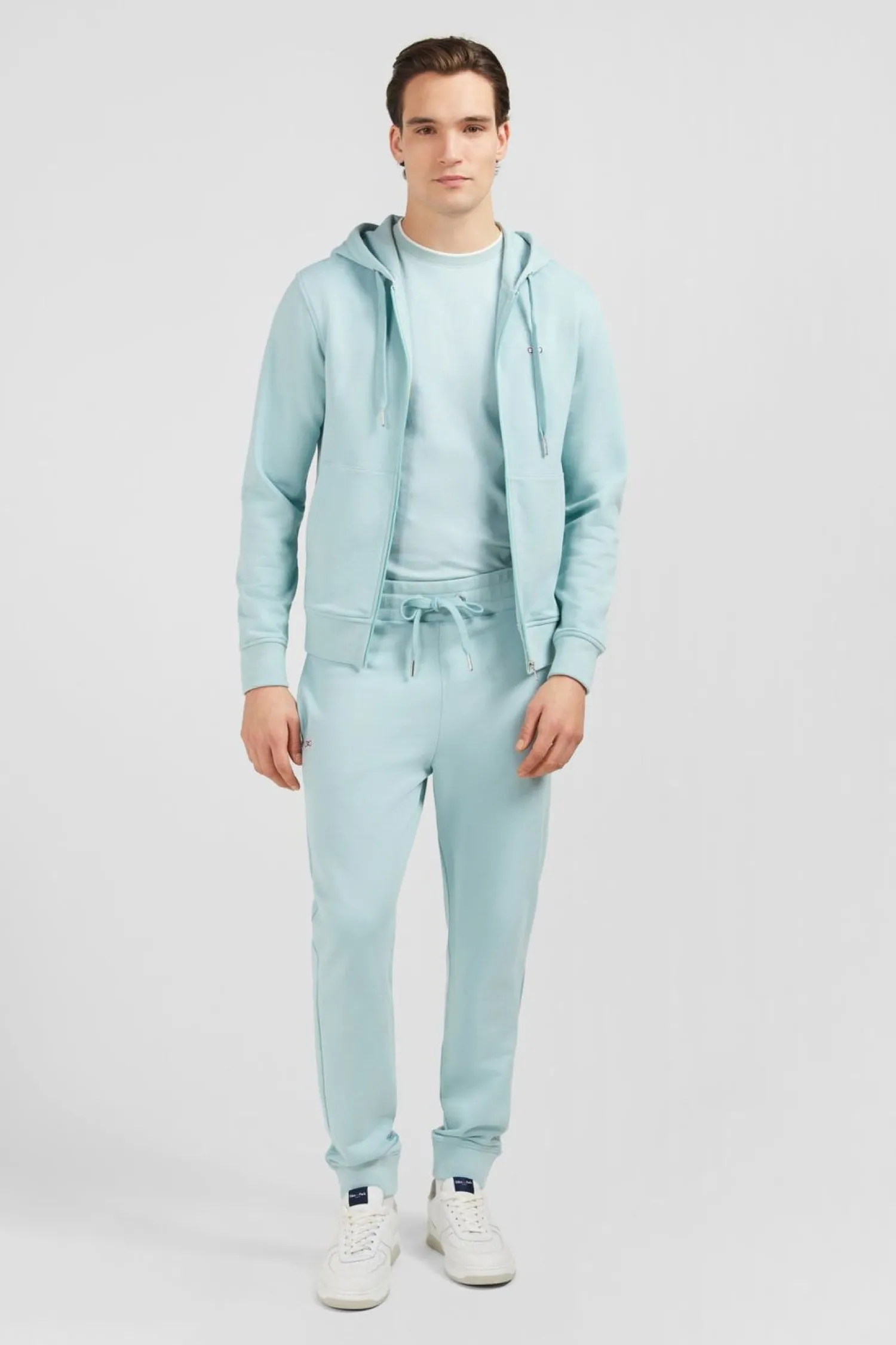 Discount weathirt A Capuche En oeton Vert Ebee Noeud Papion Homme Sweats