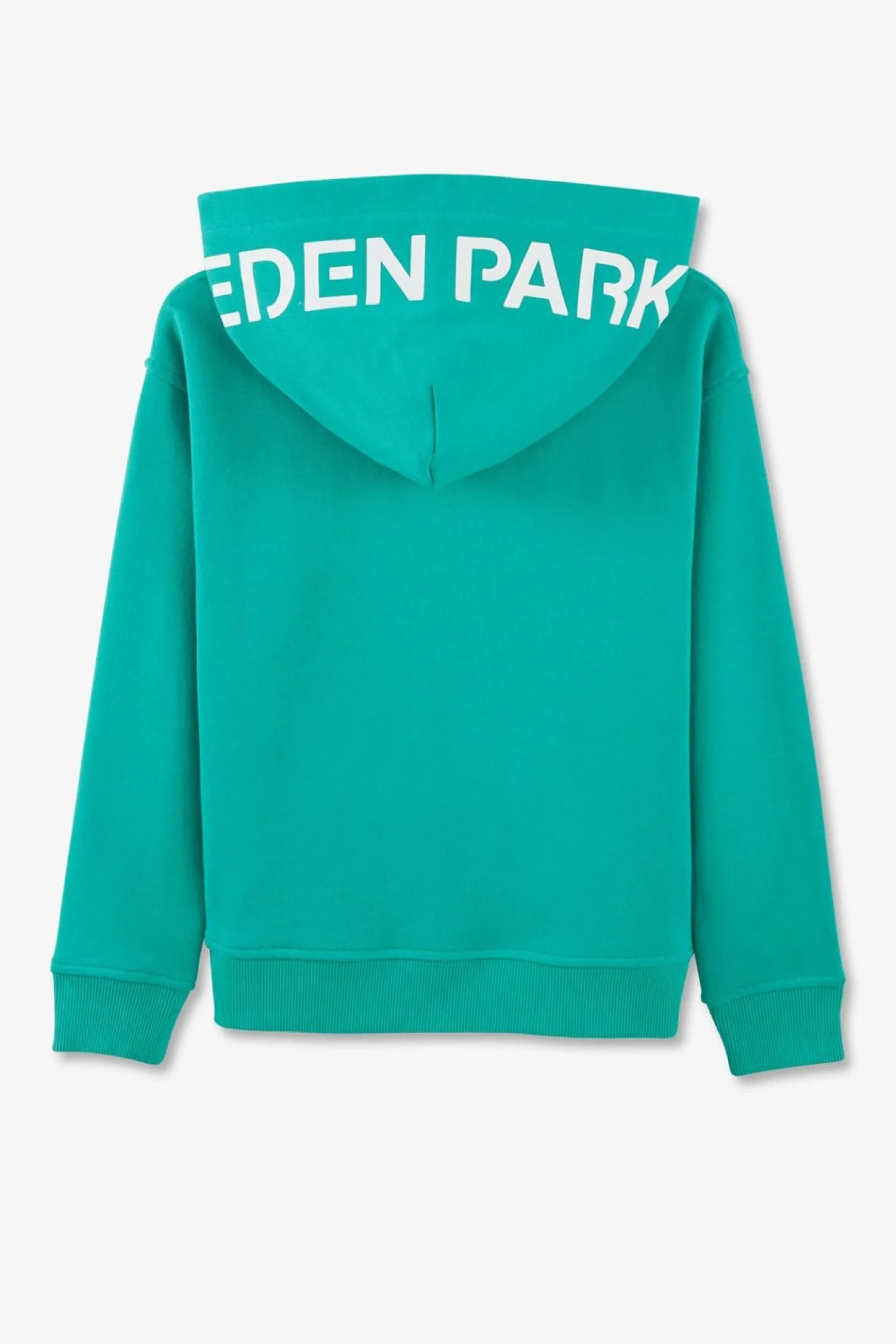 Sweatshirt A Capuche Serigraphiee Vert En Molleton Enfant Enfant