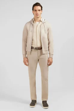 Sale weat Zippe A Capuche Beige Homme Sweats