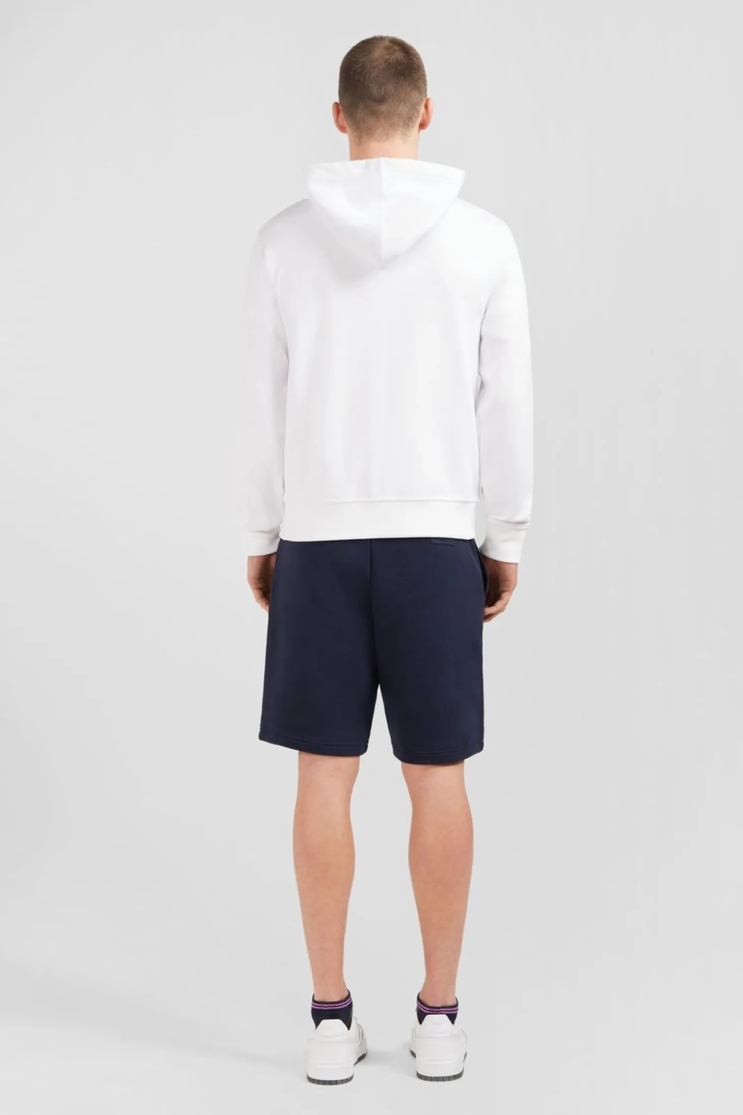 Hot weat Zippe A Capuche Banc Homme Sweats