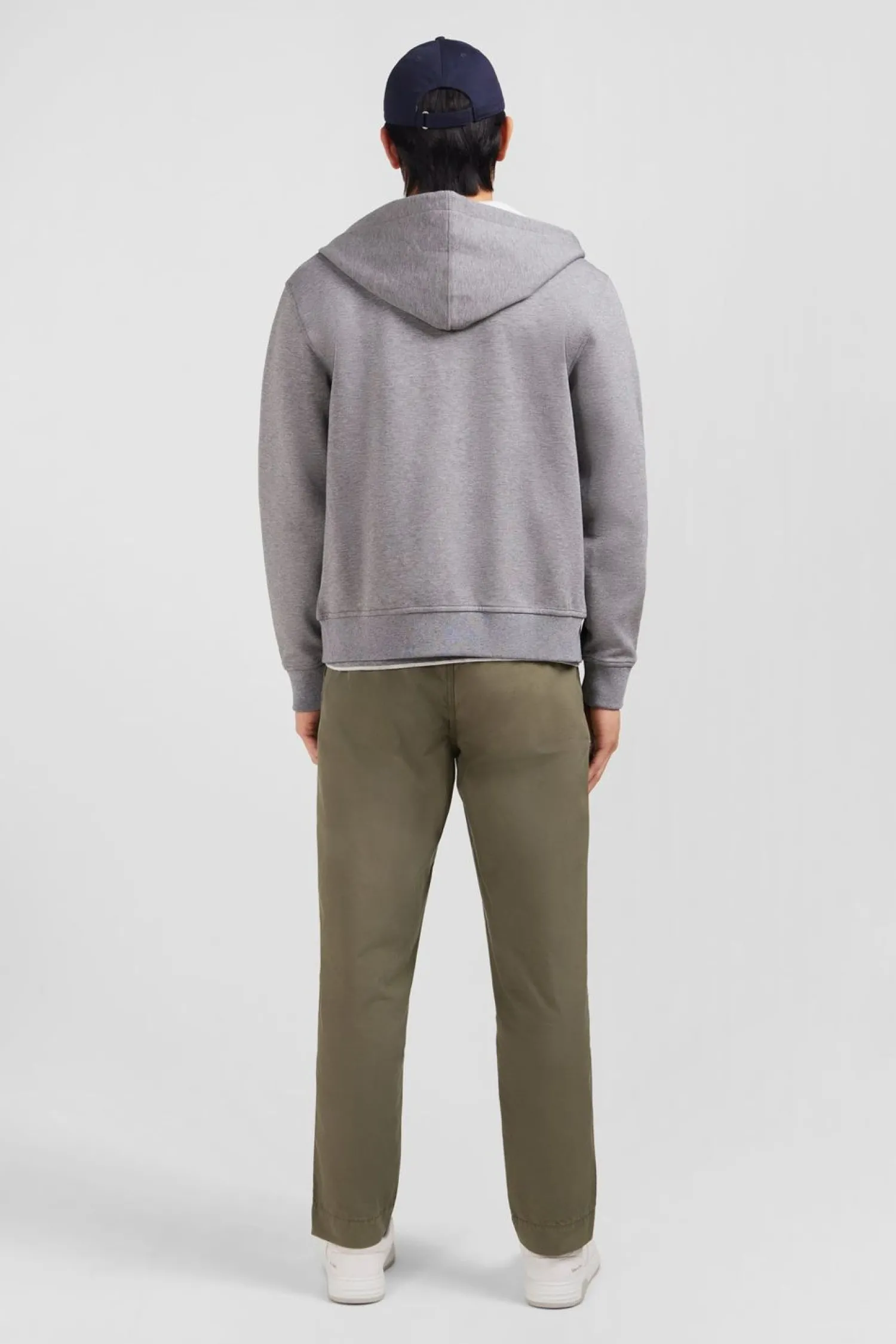 Clearance weat Zippe A Capuche Gri Fonce Homme Sweats