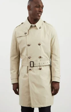 Trench Coat Deperant Beige Homme Manteaux Et Vestes