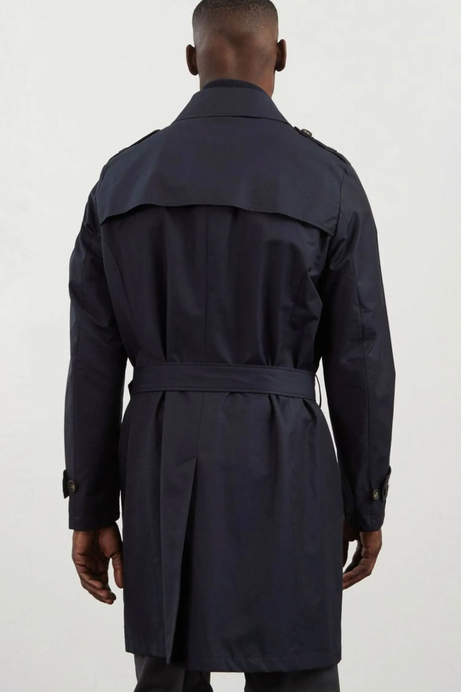 Clearance Trench Coat Deperant Beu arine Homme Manteaux Et Vestes