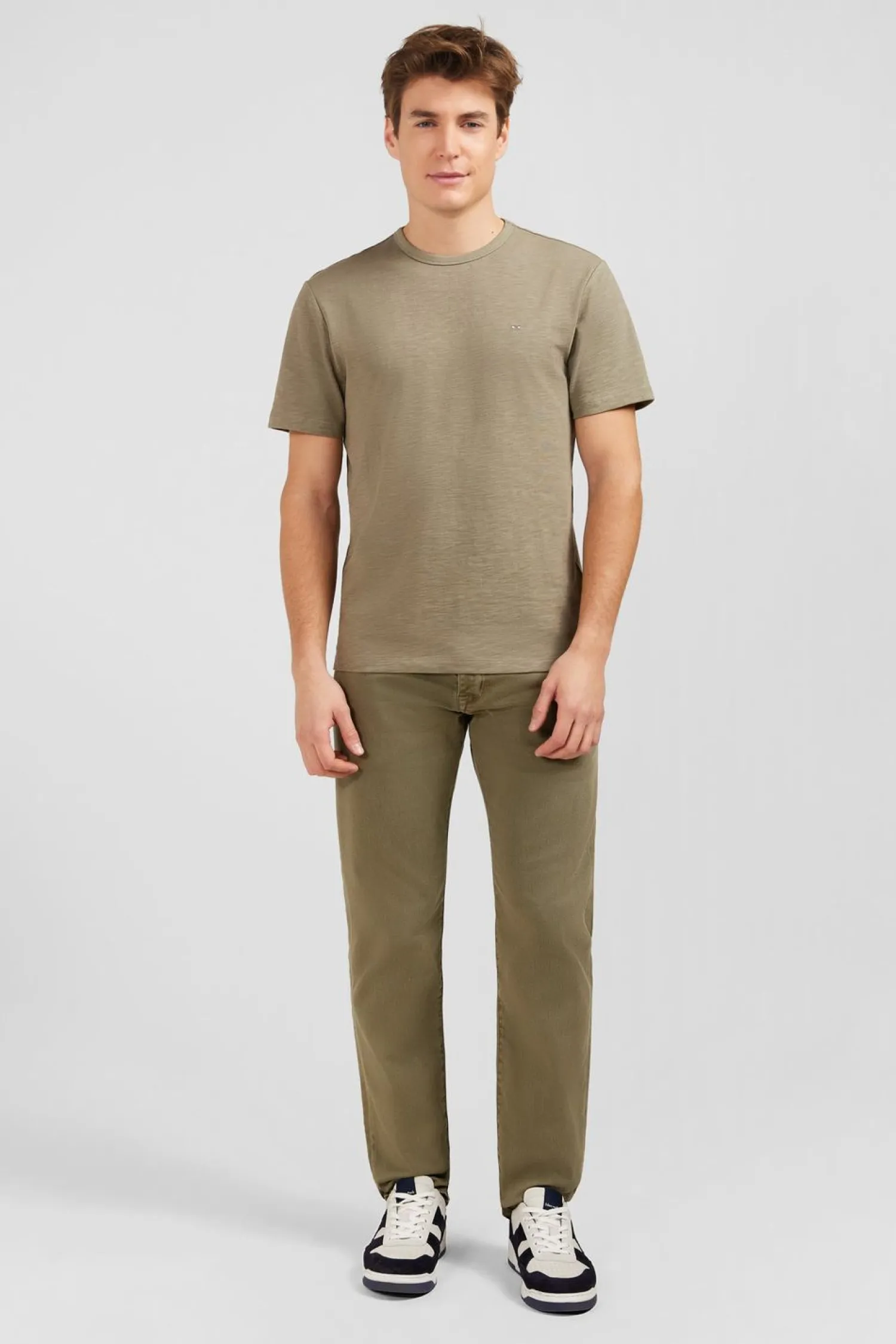 Clearance T-hirt Beige En Coton Fae Homme T-Shirts