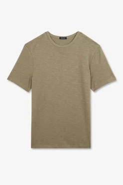 Clearance T-hirt Beige En Coton Fae Homme T-Shirts