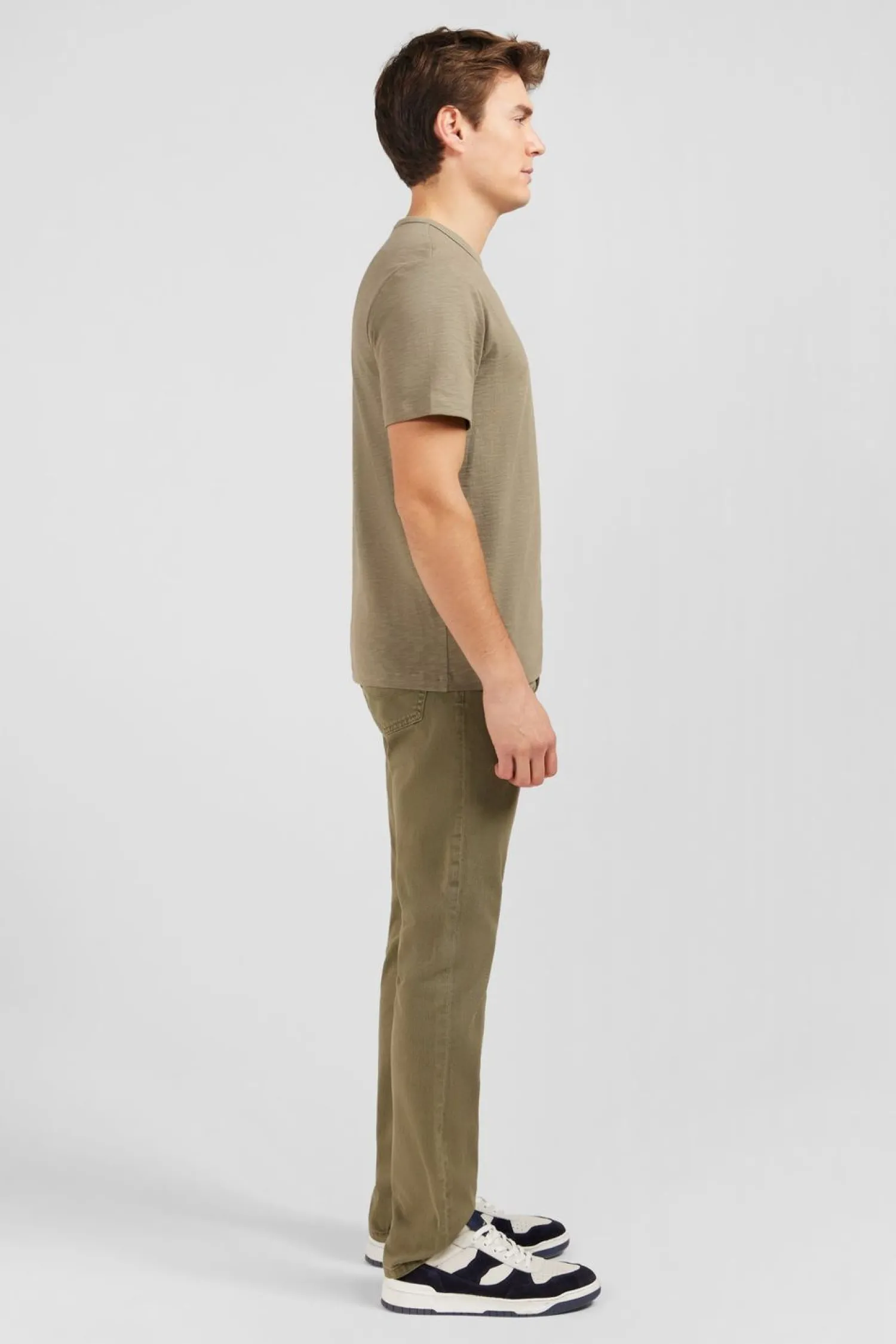 Clearance T-hirt Beige En Coton Fae Homme T-Shirts
