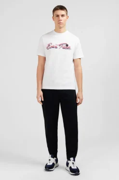 Sale T-hirt Banc A Doube Incription Homme T-Shirts