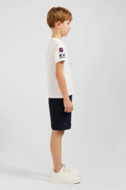 Discount T-Shirt Blanc Xv De France En Jersey Coton Enfant Enfant