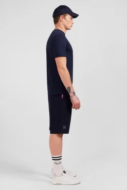 Discount T-hirt Beu Fonce A Broderie Homme T-Shirts