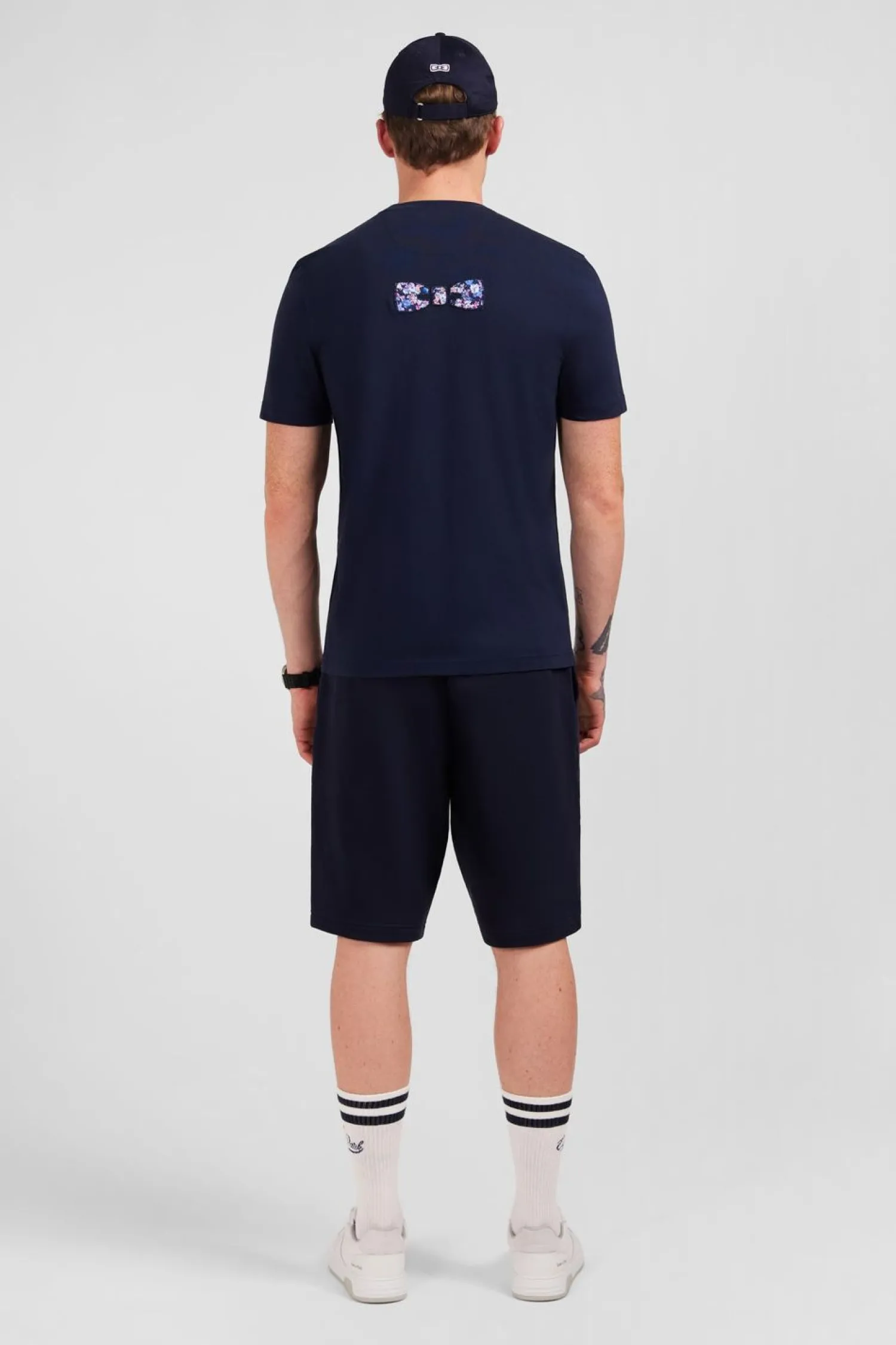 Discount T-hirt Beu Fonce A Broderie Homme T-Shirts