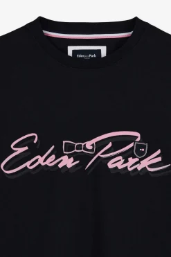 New T-hirt Beu Fonce A Doube Incription Homme T-Shirts