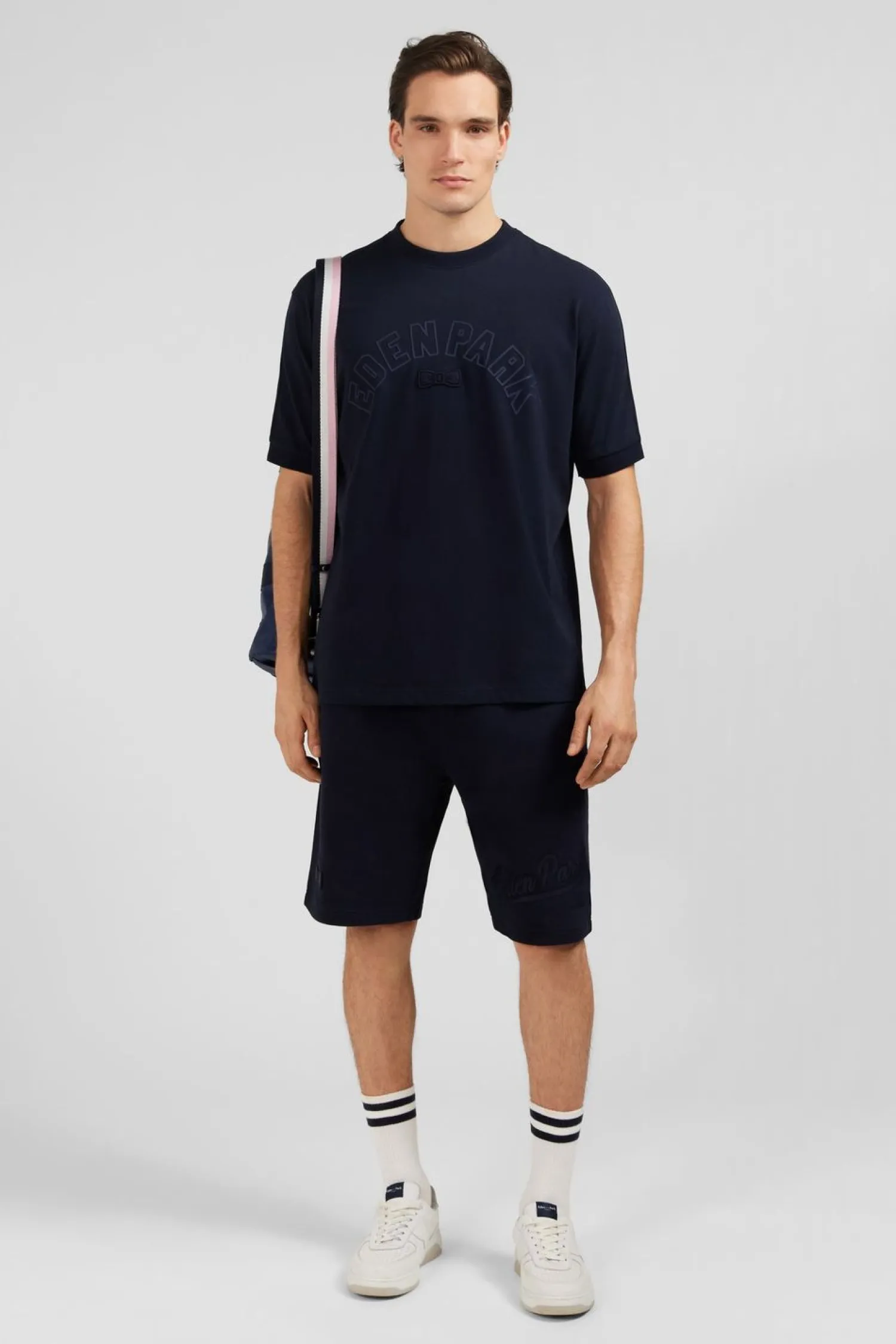 New T-hirt Beu Fonce A Incription Homme T-Shirts