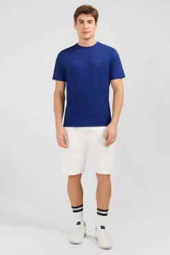 New T-hirt Beu Fonce A anche Courte Homme T-Shirts