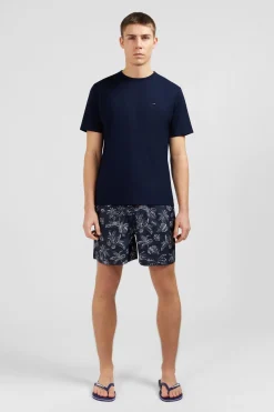 Clearance T-hirt Beu Fonce En Coton Fae Homme T-Shirts
