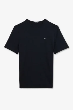 Clearance T-hirt Beu Fonce En Coton Fae Homme T-Shirts