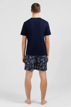 Clearance T-hirt Beu Fonce En Coton Fae Homme T-Shirts