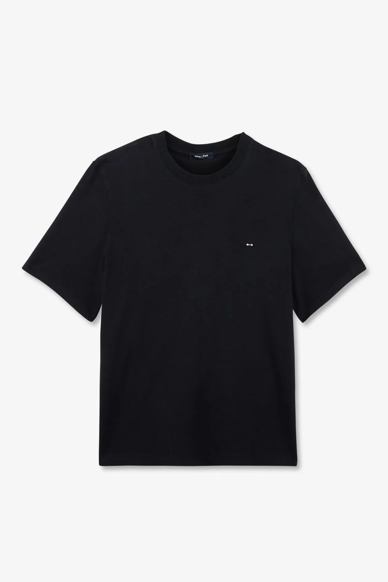 Outlet T-hirt Beu Fonce Uni A anche Courte Femme T-Shirts