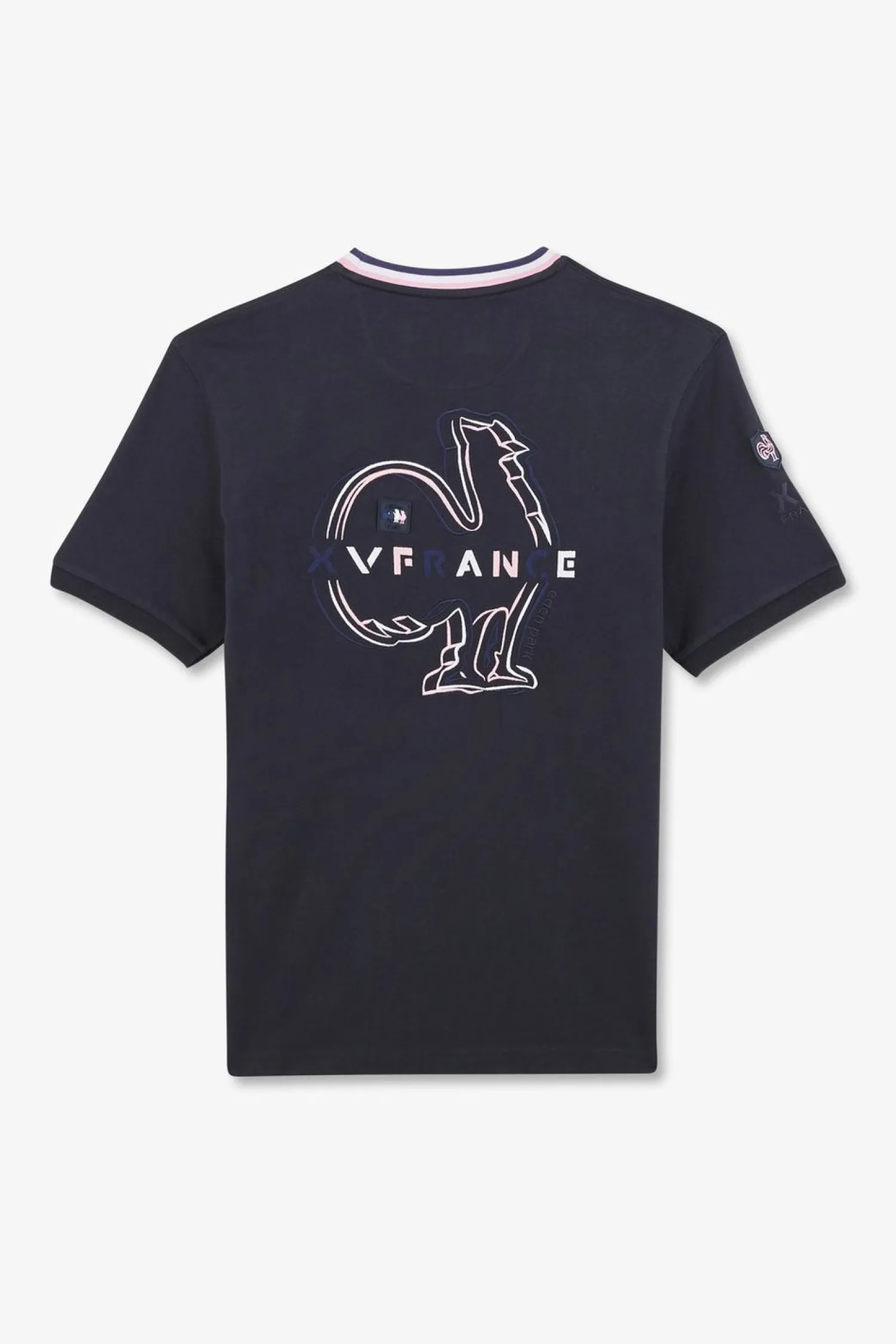 Outlet T-hirt Beu arine A Coq Xv De France Au Do Homme T-Shirts
