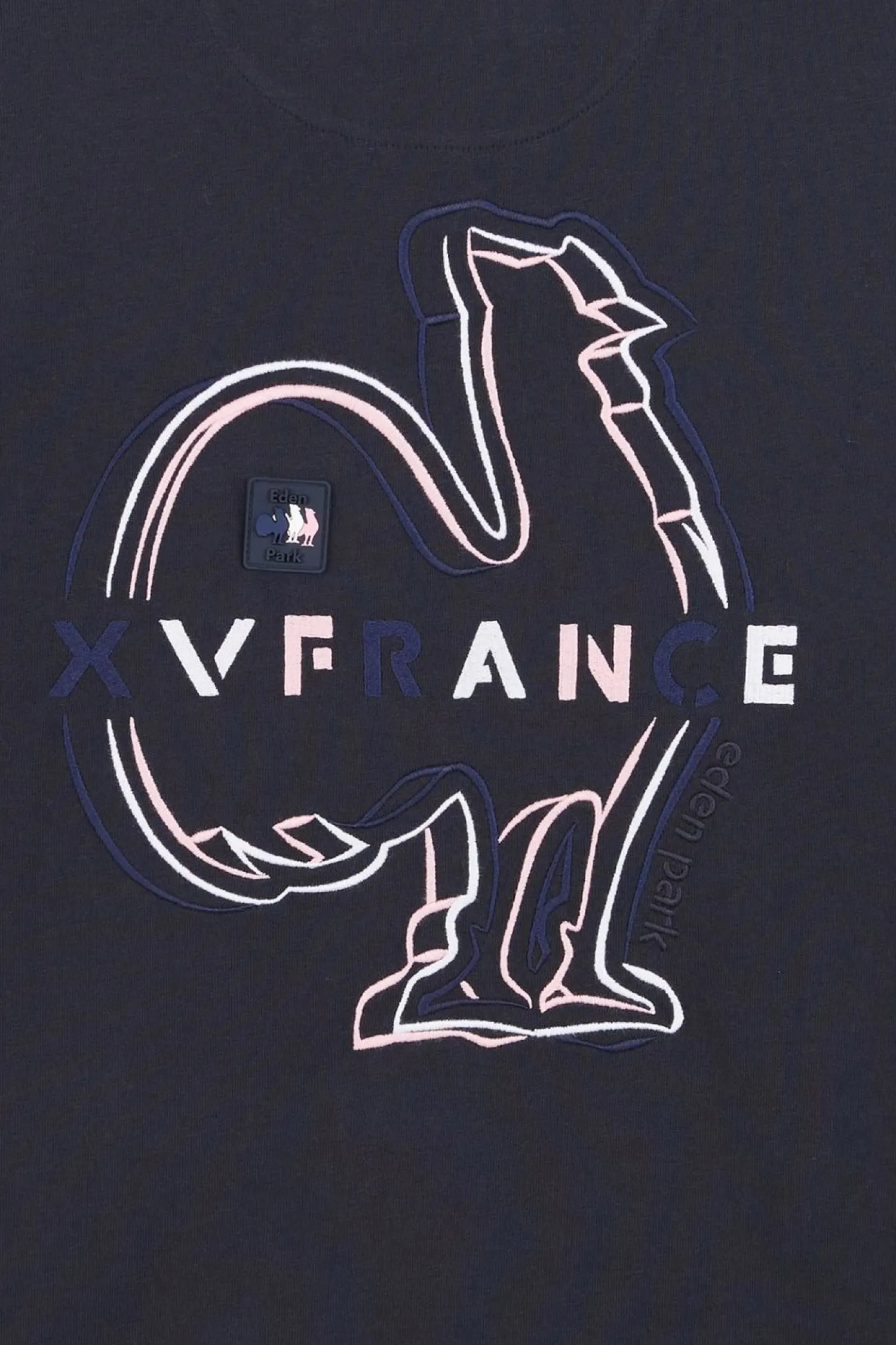 Outlet T-hirt Beu arine A Coq Xv De France Au Do Homme T-Shirts