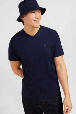 Discount T-hirt Beu arine Co V A anche Courte Homme T-Shirts