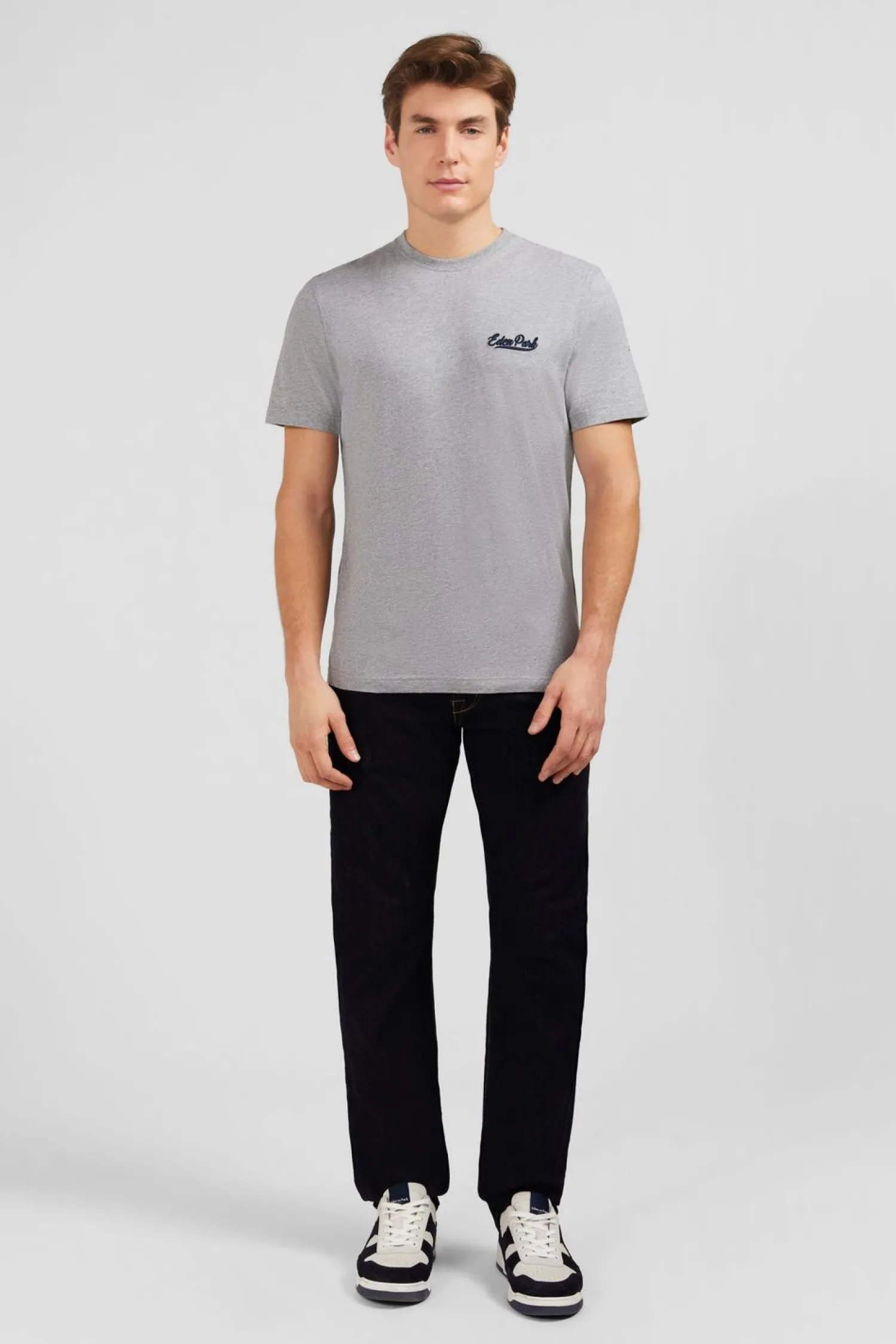 T-hirt Gri Cair A Broderie Homme T-Shirts