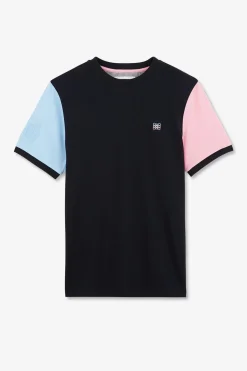 Hot T-hirt anche Courte Bicoore arine En Coton Homme T-Shirts