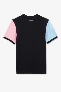 Hot T-hirt anche Courte Bicoore arine En Coton Homme T-Shirts