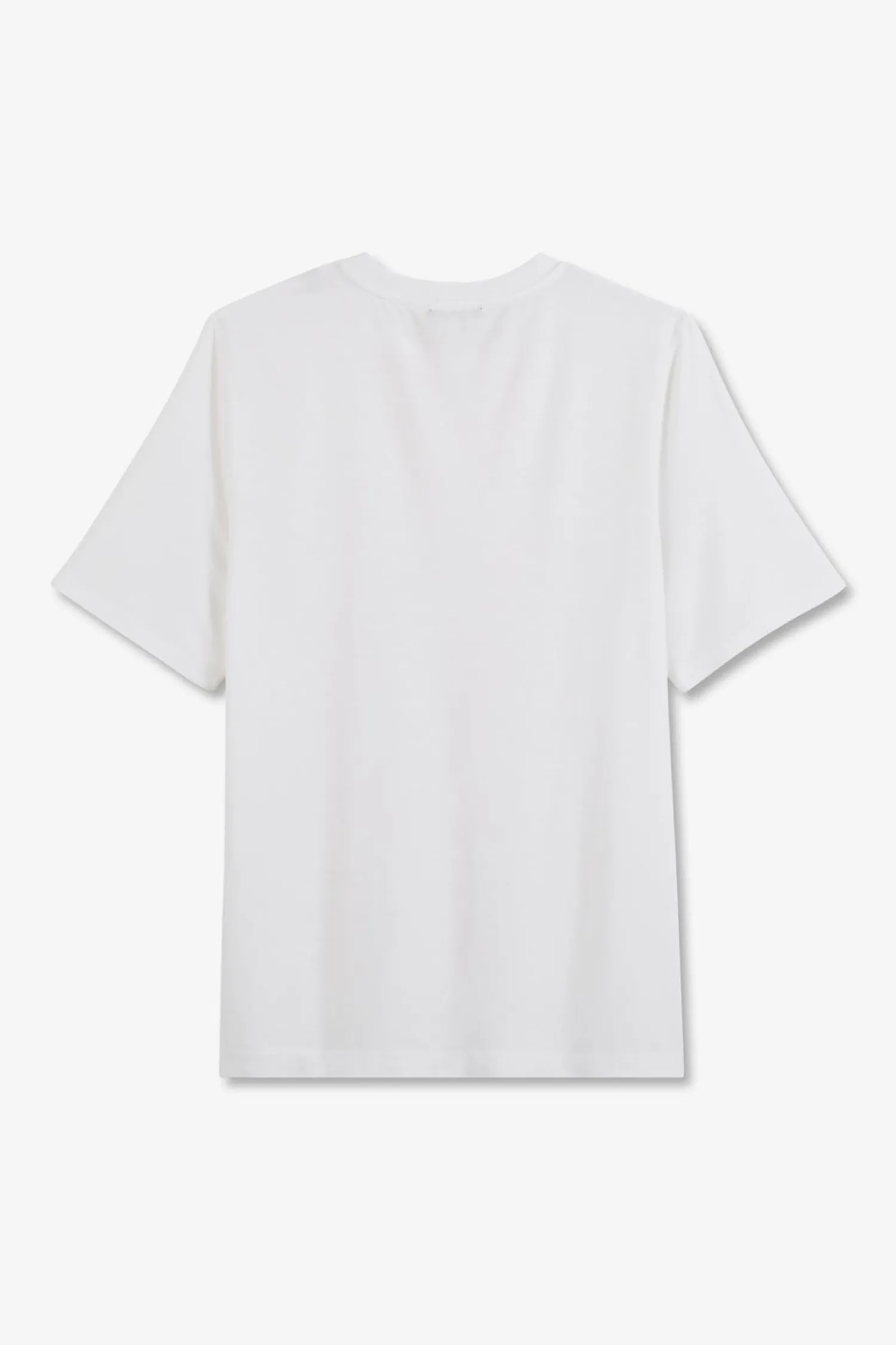 T-hirt anche Courte Banc Uni Femme T-Shirts
