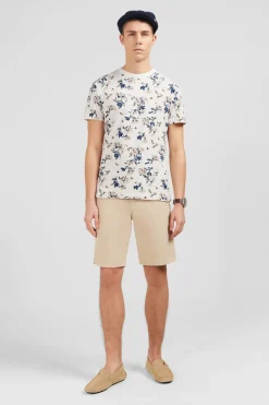 Sale T-hirt anche Courte Banc Iprie Feuie Homme T-Shirts