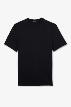 Clearance T-hirt anche Courte Beu arine Uni Homme T-Shirts